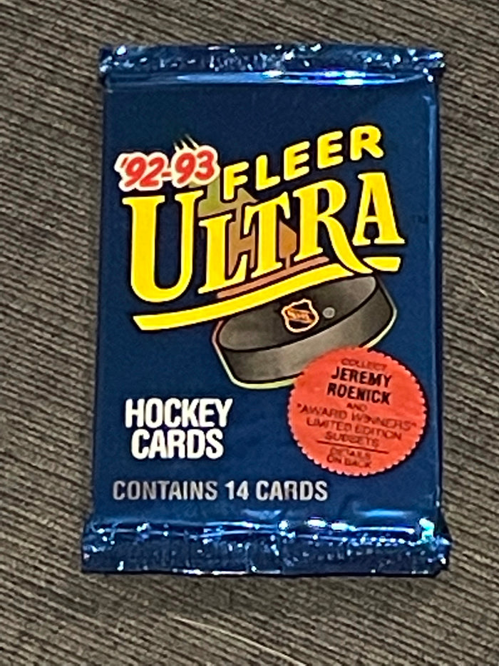 VINTAGE 1992-93 Fleer Ultra NHL Hockey Cards -1 Pack / 14 Cards
