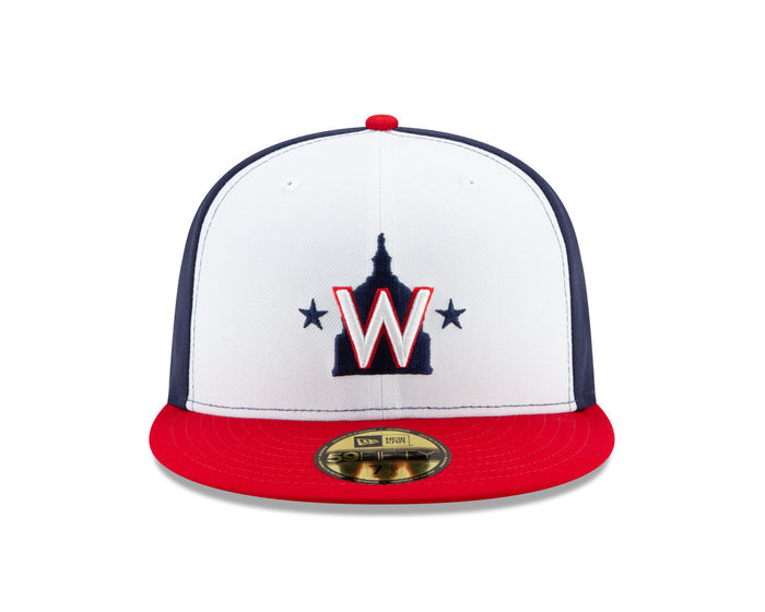 Washington Nationals White/Red New Alternate 2 Authentic Collection On-Field New Era - 59FIFTY Fitted Hat