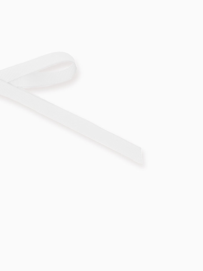White Long Bow Girl Clip