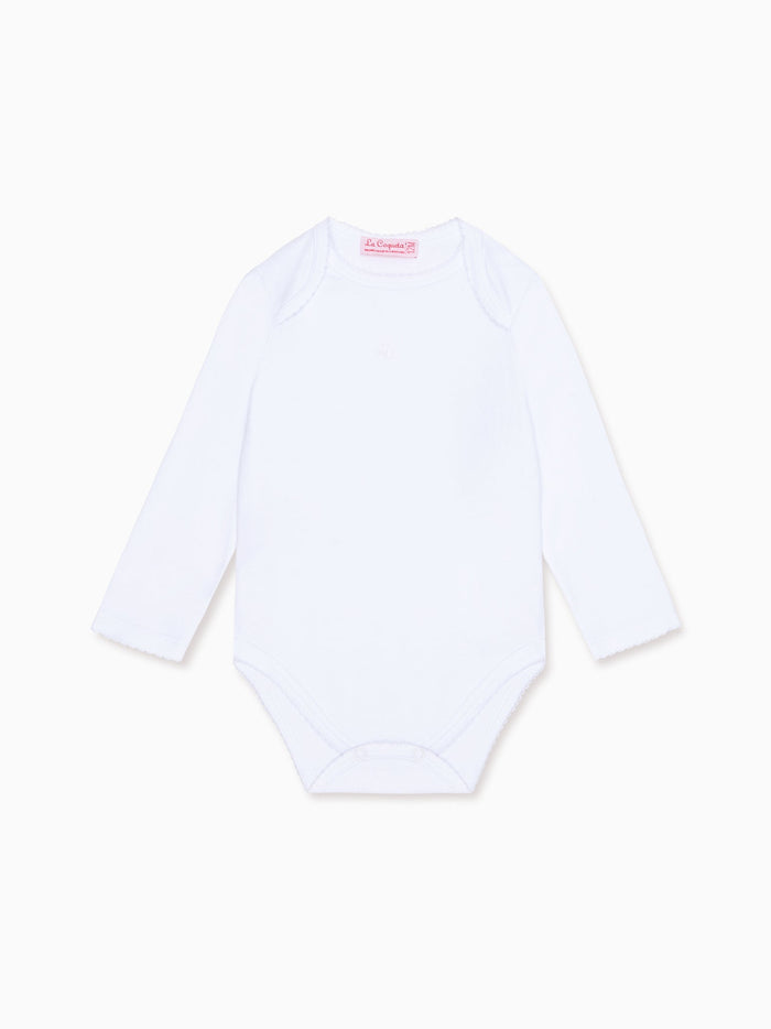 White Lonza Baby Body Vest