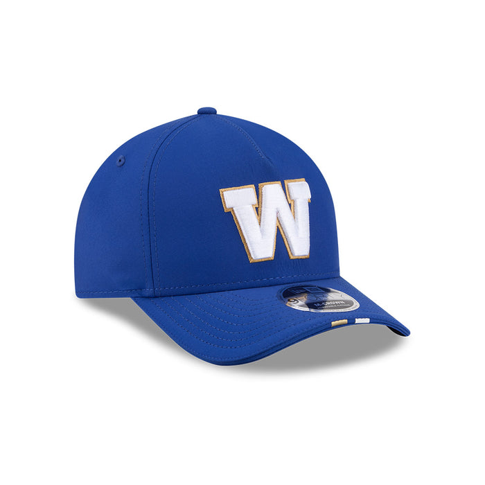 Winnipeg Blue Bombers CFL 2026 New Era On-Field Side Line 9FORTY M-Crown A-Frame Adjustable Hat - Blue