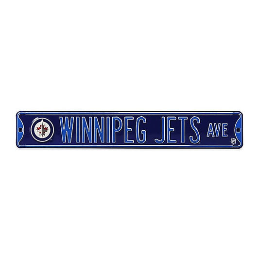 Winnipeg Jets Ave Bulletin Man Cave Sign