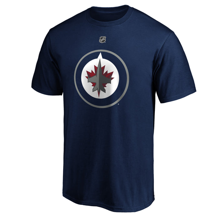 Winnipeg Jets Connor Hellebuyck #37 Fanatics Name and Number T-Shirt