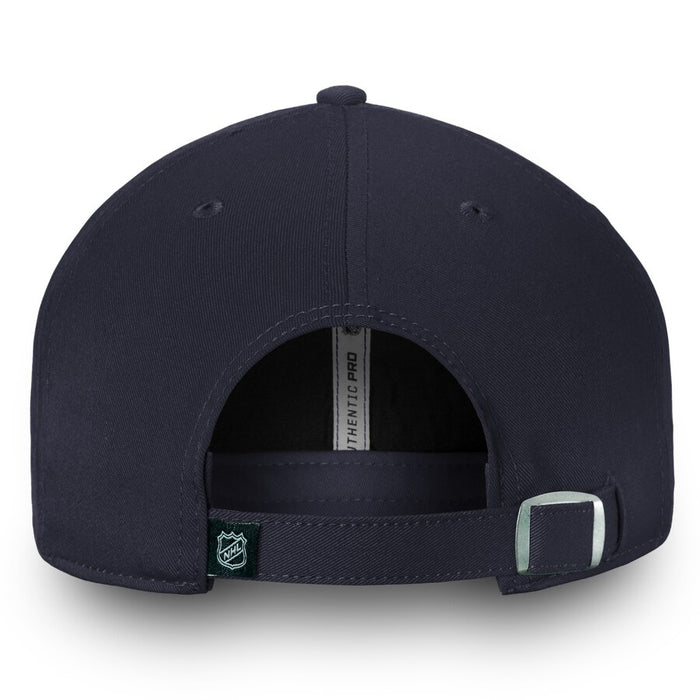 Winnipeg Jets Fanatics Authentic Pro Rinkside Fundamental Adjustable Hat - Navy