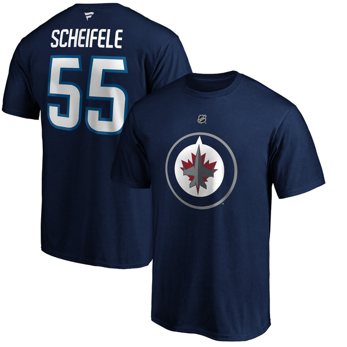 Winnipeg Jets Mark Scheifele #55 Fanatics Name and Number T-Shirt