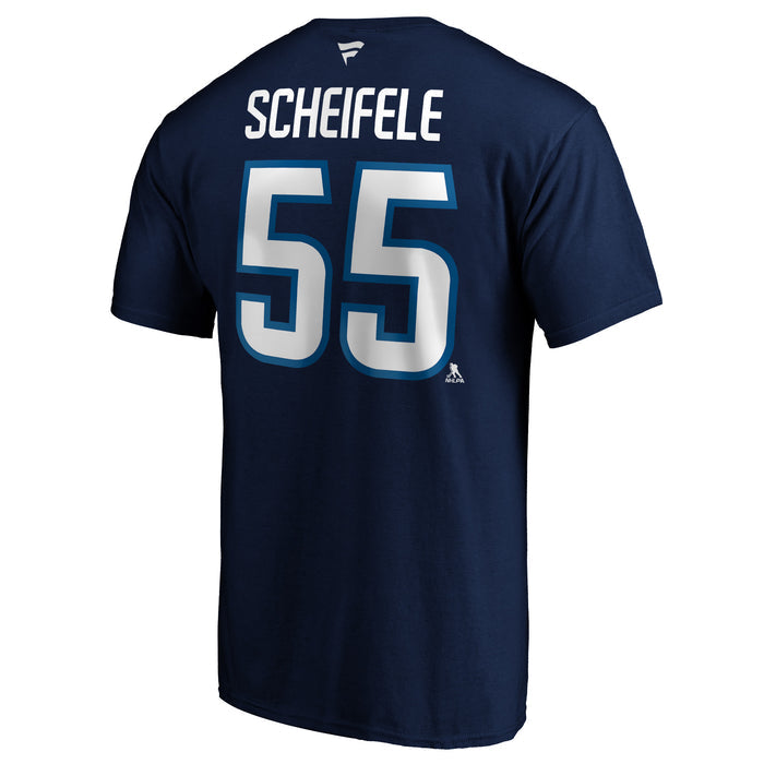 Winnipeg Jets Mark Scheifele #55 Fanatics Name and Number T-Shirt