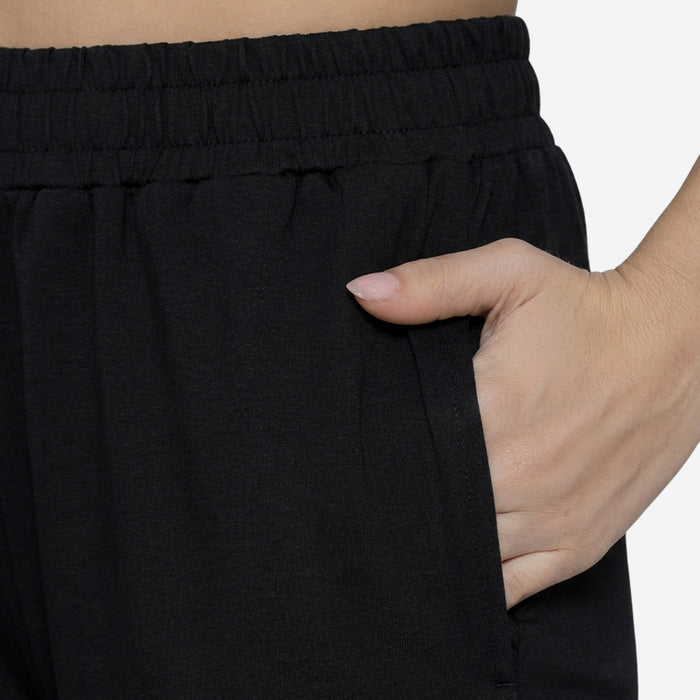 Women Flared Pants (Black)