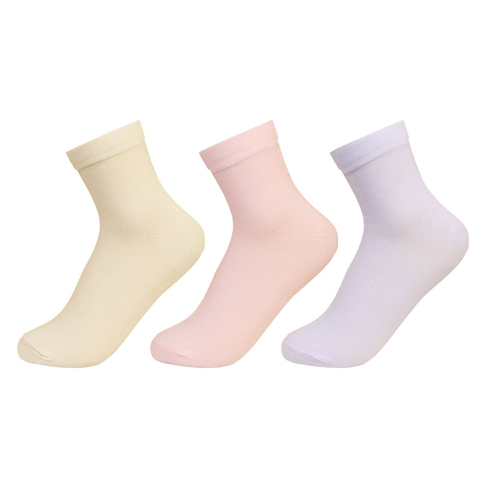 Women Silken Anklet Socks - 3 Pairs