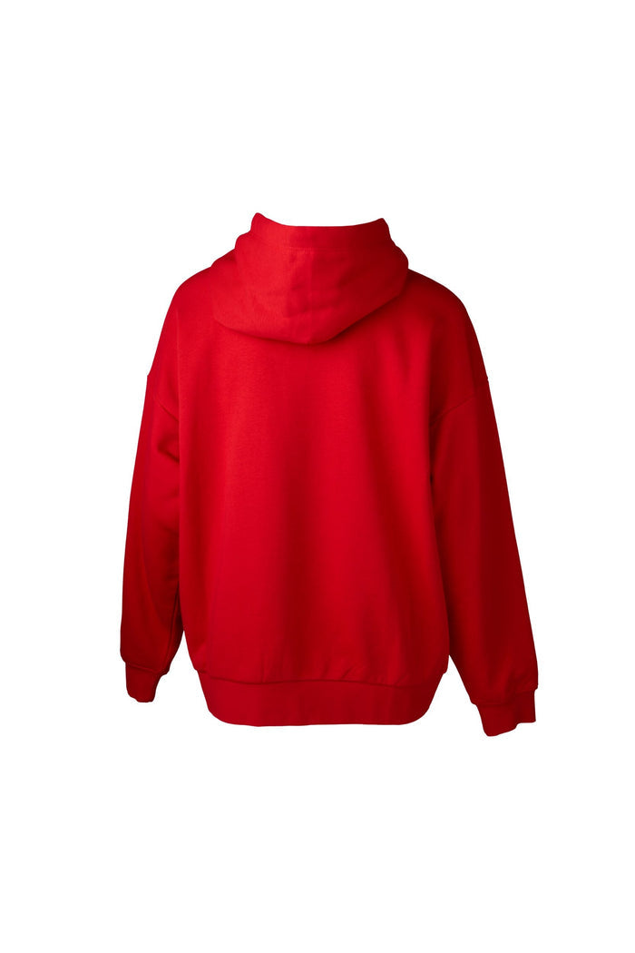 Women's Team Canada Hockey Bauer Olympics Red Stacked Hoodie - Red