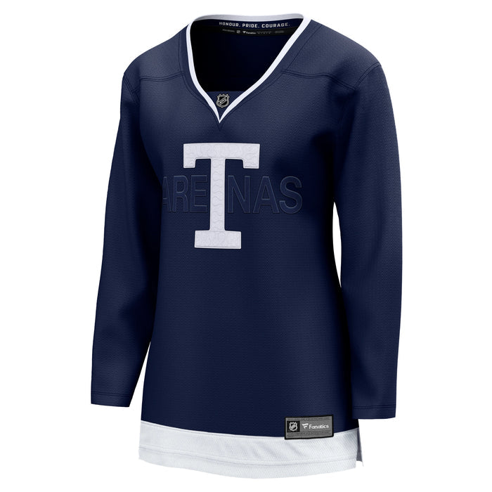Women's Toronto Maple Leafs 2022 NHL Heritage Classic - Fanatics Breakaway Blank Jersey