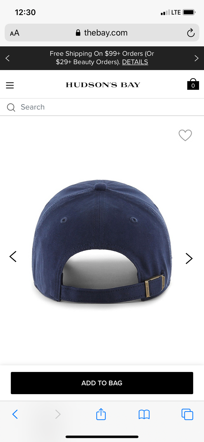 Women's Toronto Maple Leafs 47 Brand Miata Clean Up Adjustable Buckleback Hat