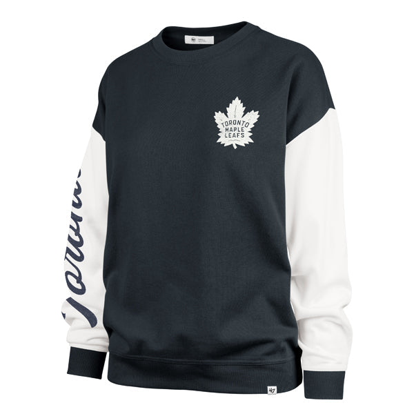 Women's Toronto Maple Leafs '47 Brand Rise Andie Crew Neck
