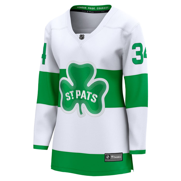 Women's Toronto Maples Leafs St. Pats Auston Matthews #34 Fanatics Breakaway Replica Jersey