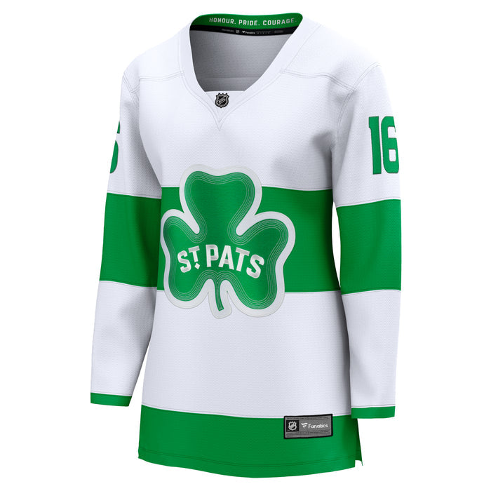 Women's Toronto Maples Leafs St. Pats Mitch Marner #16 Fanatics Breakaway Replica Jersey