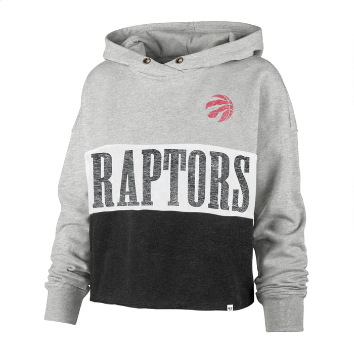 Women’s Toronto Raptors 47 Brand Lizzy Cut Off Pullover Hoodie