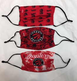 Women's Toronto Raptors Match Day FOCO NBA Face Mask Covers Adult 3 Pack