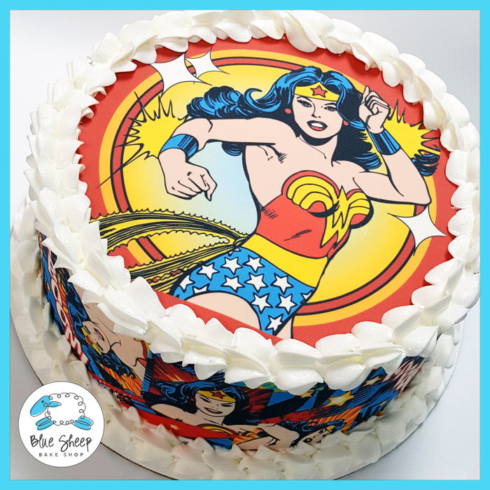 wonder woman ice cream cake nj