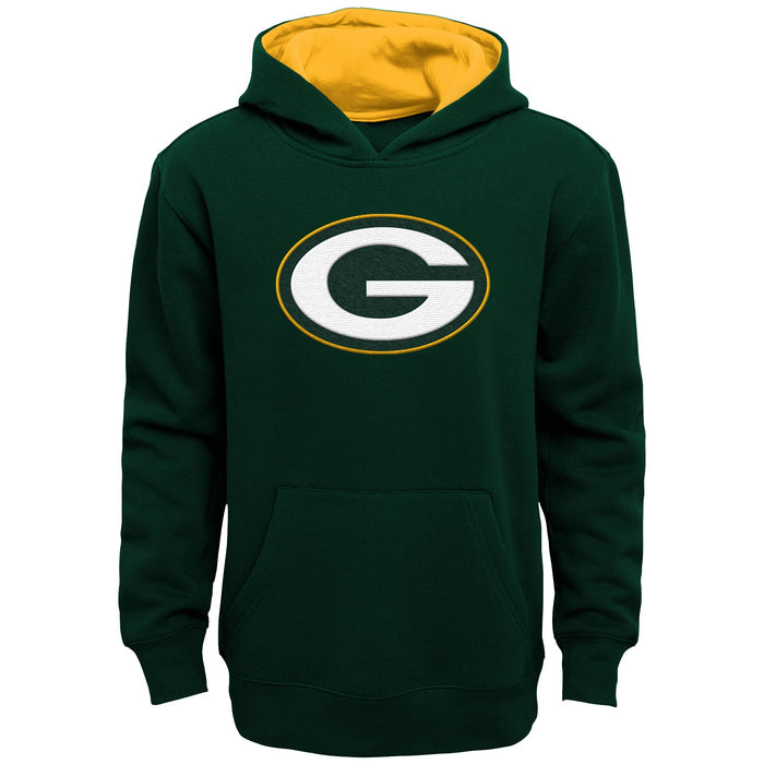 Youth Green Bay Packers Primary Logo Hoodie