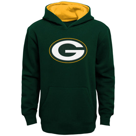 Youth Green Bay Packers Primary Logo Hoodie