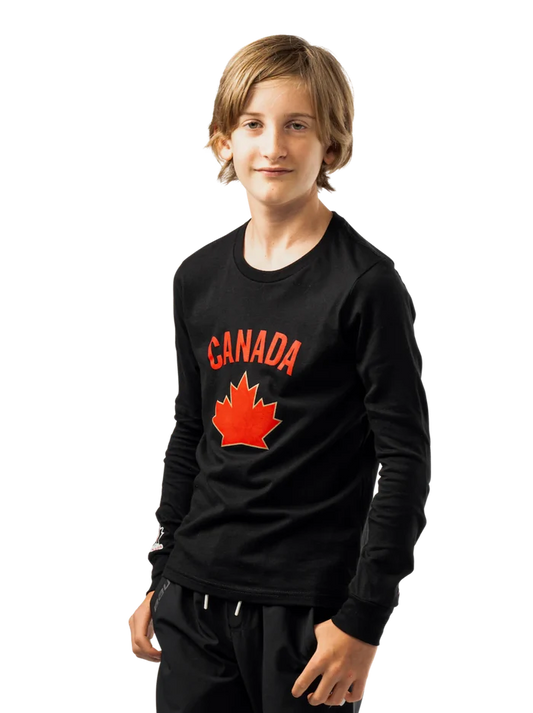 Youth Hockey Canada Bauer Graphic Long Sleeve - Black