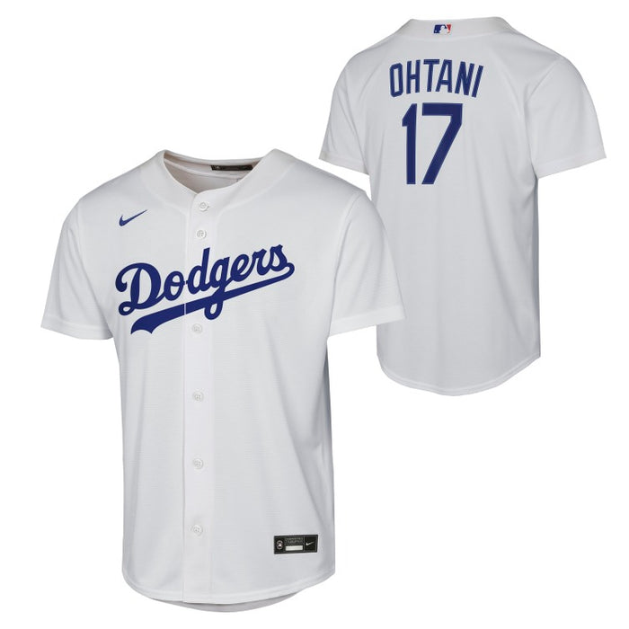 Youth Los Angeles Dodgers Shohei Ohtani #17 Outerstuff Base-Line Jersey