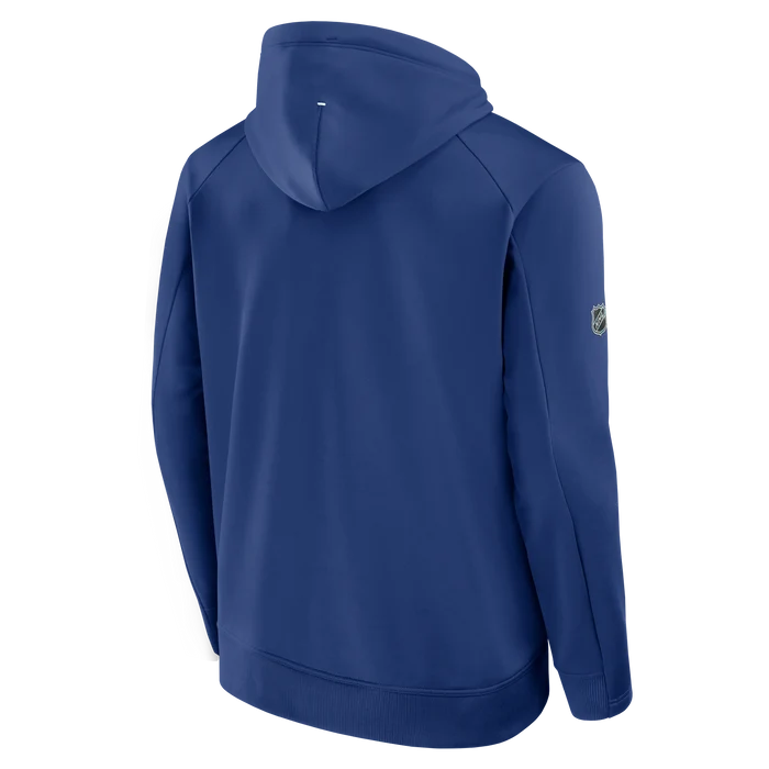Youth Maple Leafs Fanatics 2025 Authentic Pro Rink Poly Fleece Hoodie