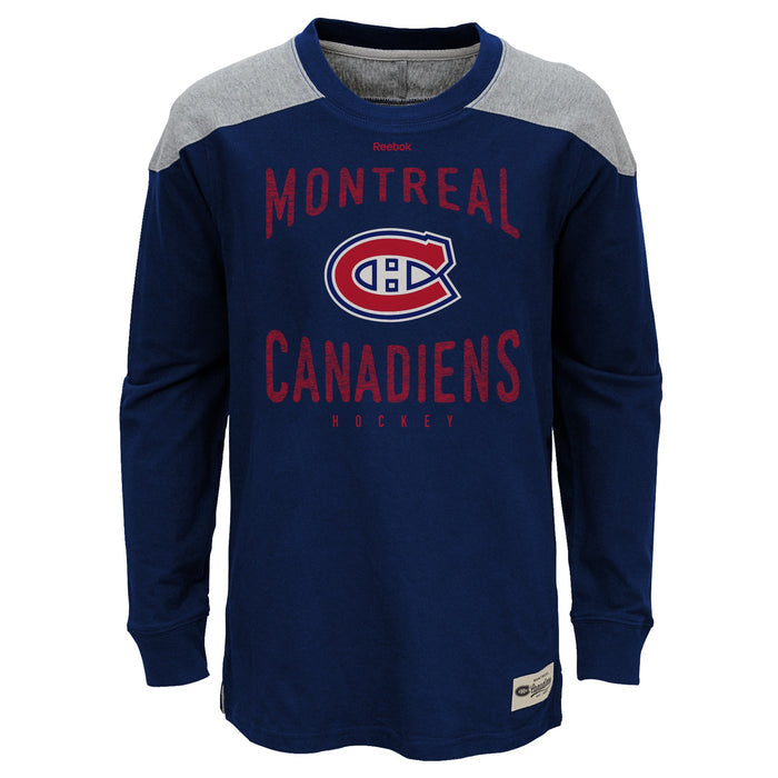 Youth Montreal Canadiens Long Sleeve Brit Shirt