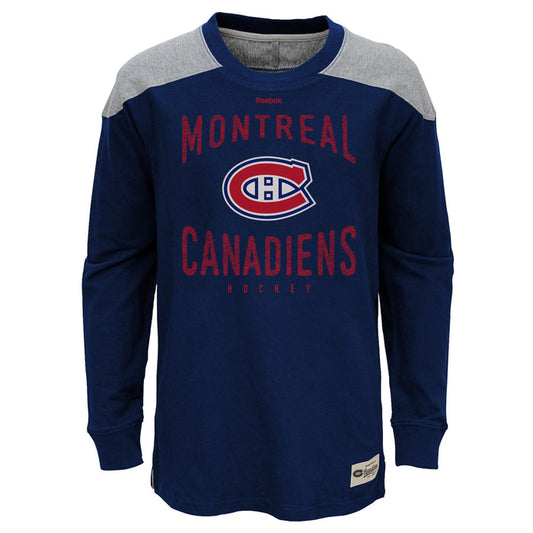 Youth Montreal Canadiens Long Sleeve Brit Shirt