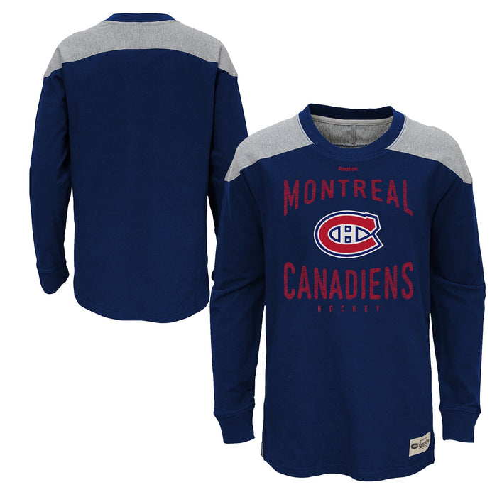 Youth Montreal Canadiens Long Sleeve Brit Shirt
