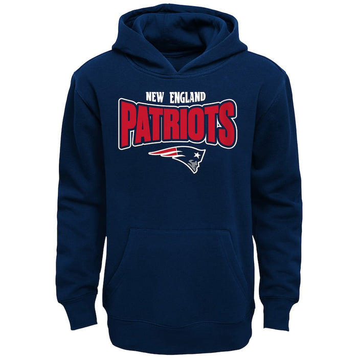 Youth New England Patriots Draft Pick Pullover Hoodie