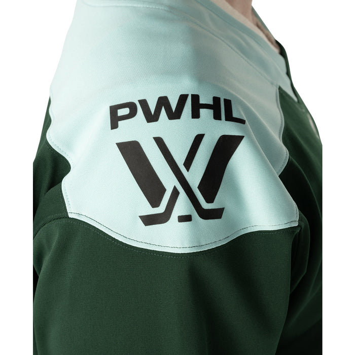 Youth PWHL Green Boston Fleet Replica Hockey Jersey