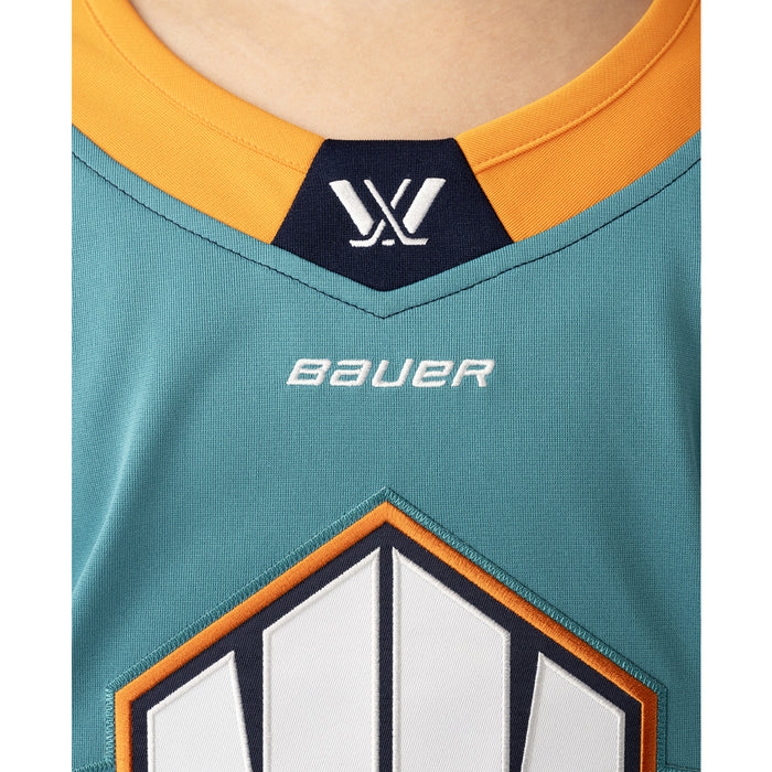 Youth PWHL Teal New York Sirens Replica Hockey Jersey