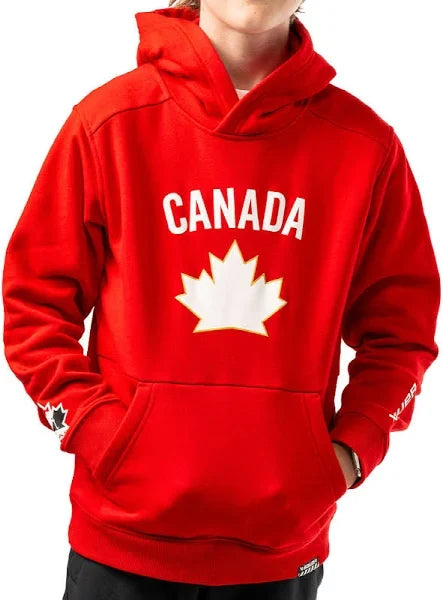 Youth Team Canada Hockey Bauer Core Ultimate Hoodie - Red