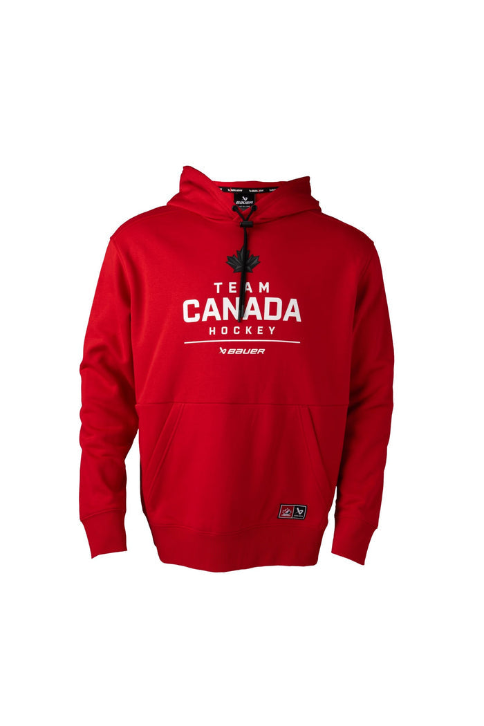 Team Canada Hockey Bauer Olympics Red Stacked Hoodie - Red