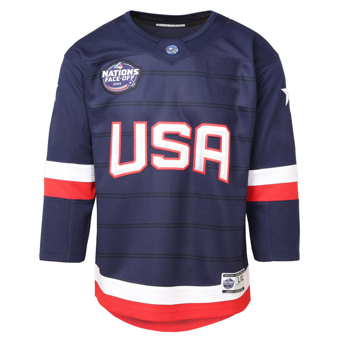 Youth Team U.S.A 4 Nations Face-Off 2025 Jersey