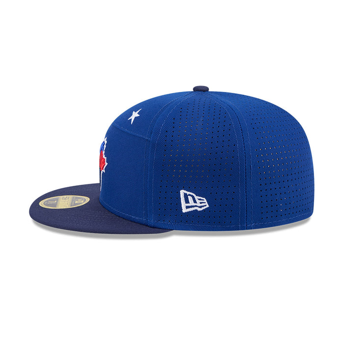 Youth Toronto Blue Jays 2025 All-Star Games 59FIFTY Split Panel New Era Fitted Hat - Blue