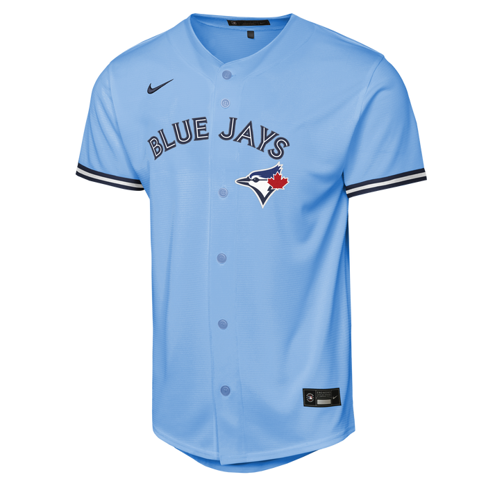 Youth Toronto Blue Jays George Springer #4 Powder Blue Baseline Jersey