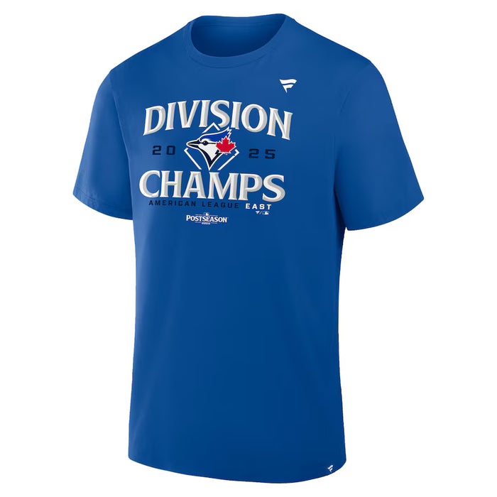 Toronto Blue Jays MLB Fanatics 2025 AL East Division Champions Locker Room T-Shirt