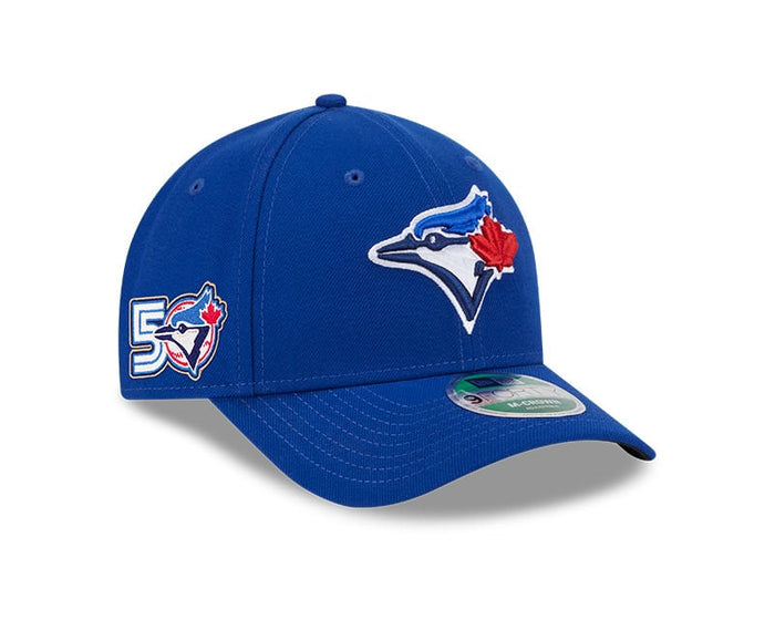 Youth Toronto Blue Jays New Era 50th Season Anniversary On-Field 9FORTY Rush Blue M-Frame SnapBack Hat