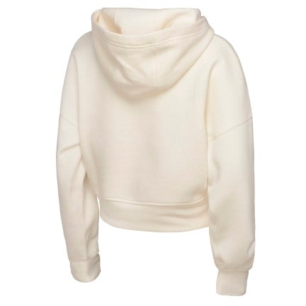Youth Toronto Blue Jays Pullover Girls Cropped Hoodie - Cream/Blue