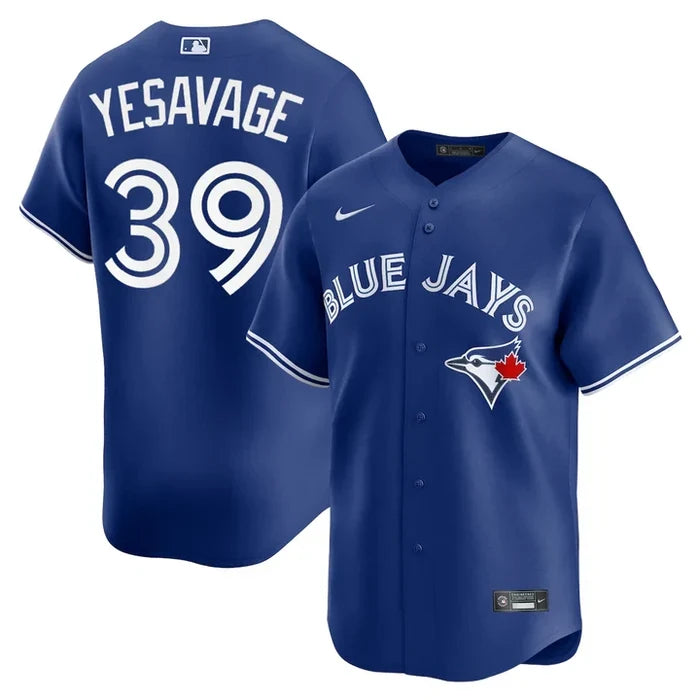 Youth Toronto Blue Jays Trey Yesavage #39 Alt 2 Blue Baseline Jersey
