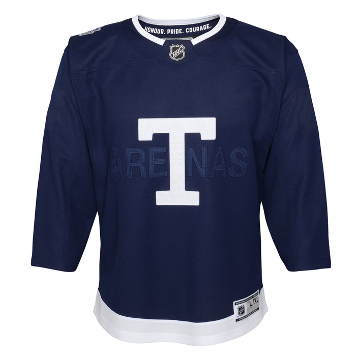 Youth Toronto Maple Leafs 2022 NHL Heritage Classic Premier Player Jersey - Blank Navy