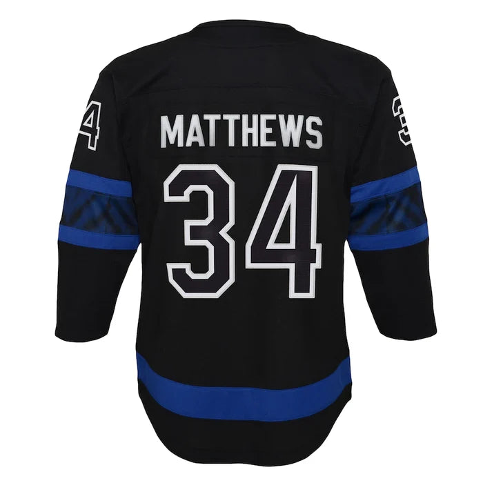 Youth Toronto Maple Leafs Auston Matthews #34 Alternate Premier Reversible Player Jersey - Flip