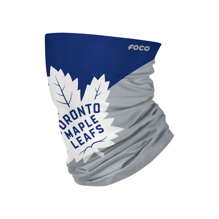 Youth Toronto Maple Leafs Big Logo FOCO NHL Face Mask Gaiter Scarf