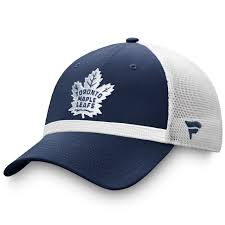 Youth Toronto Maple Leafs Fanatics Branded 2020 NHL Draft Authentic Pro Structured Adjustable Trucker Hat