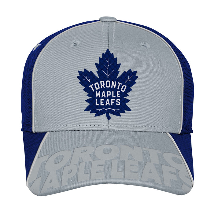 Youth Toronto Maple Leafs Second Season Grey/Blue Stretch Fit Hat