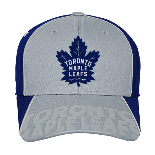 Youth Toronto Maple Leafs Second Season Grey/Blue Stretch Fit Hat