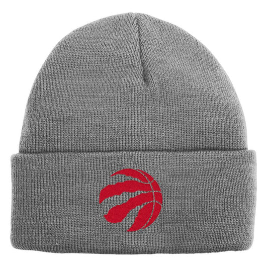 Youth Toronto Raptors Ball Grey Cuff Toque