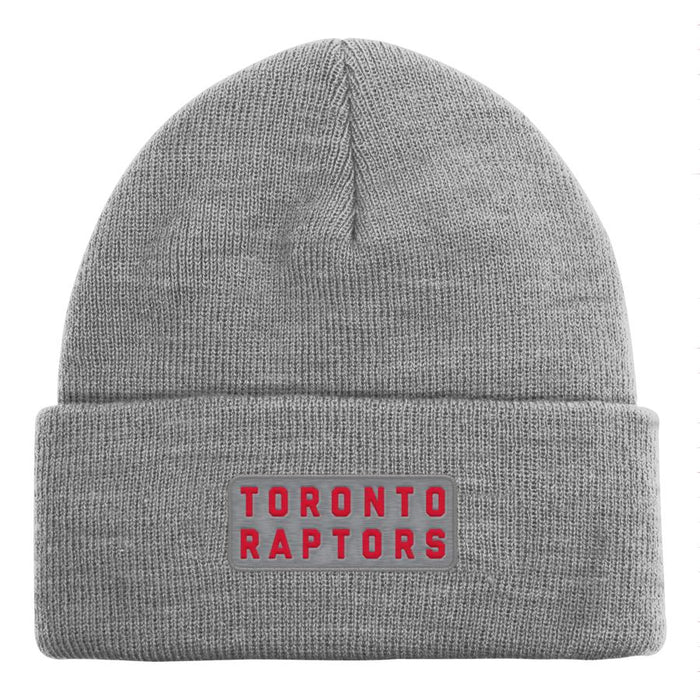 Youth Toronto Raptors Ball Grey Cuff Toque
