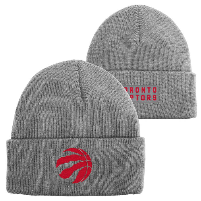 Youth Toronto Raptors Ball Grey Cuff Toque